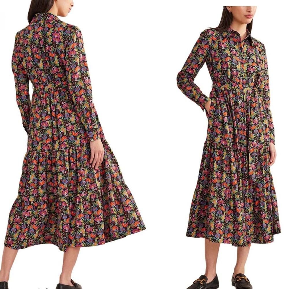 Boden Tiered Maxi Dress Shirt